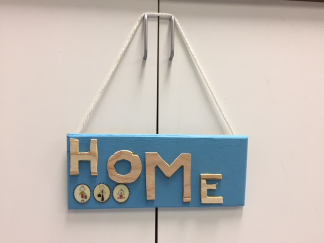 Kids Build Home Sign
