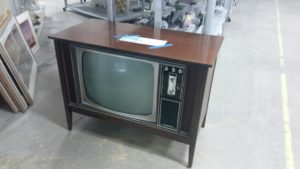 Phot of an old TV set taken by Morgan