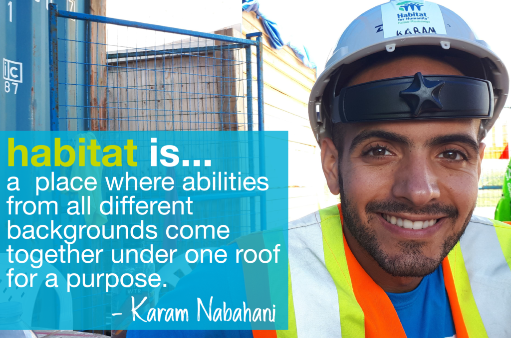 Construction volunteer: Karam
