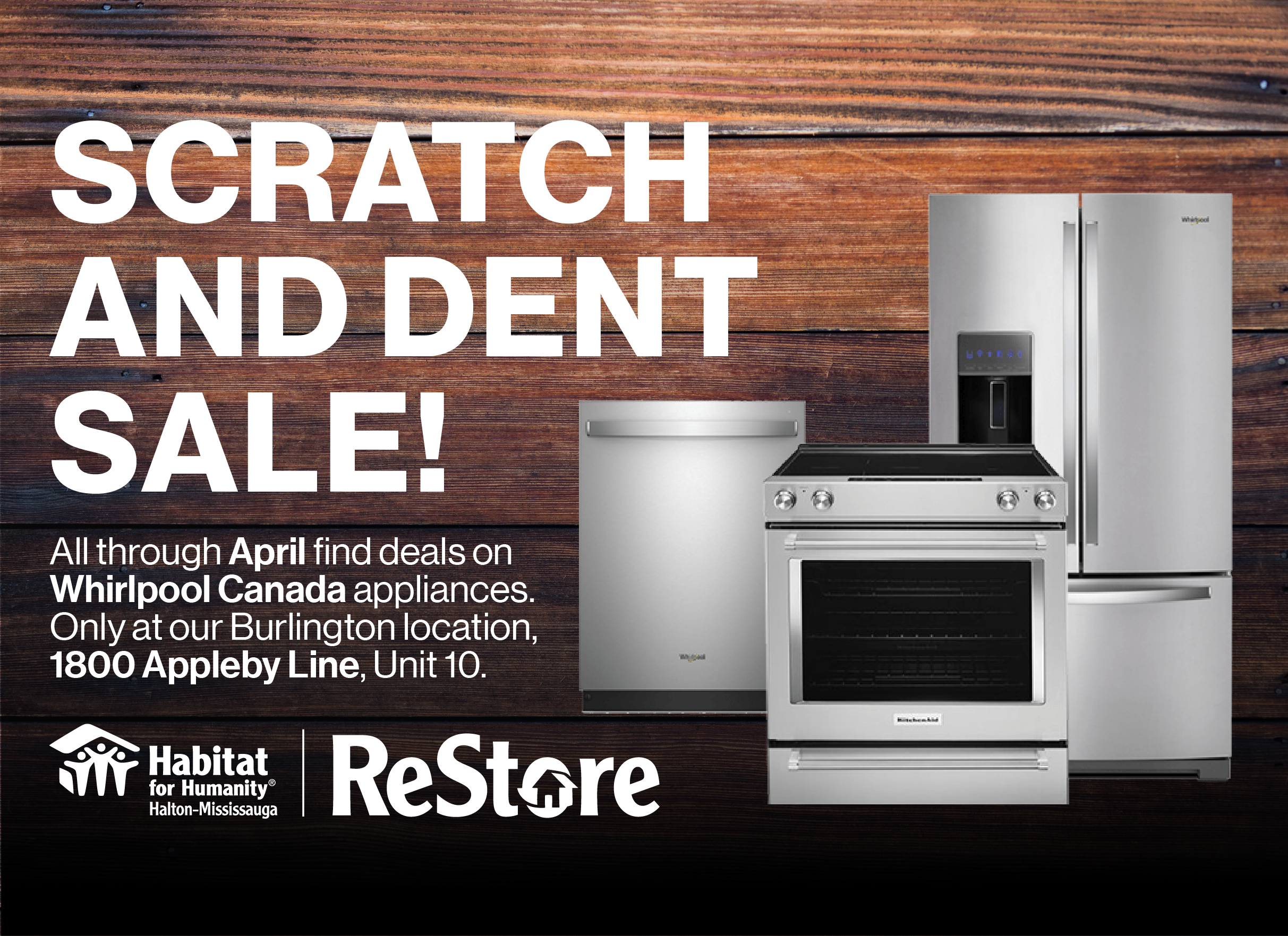 Whirlpool Scratch And Dent Sale April 1 30 Habitat For Humanity