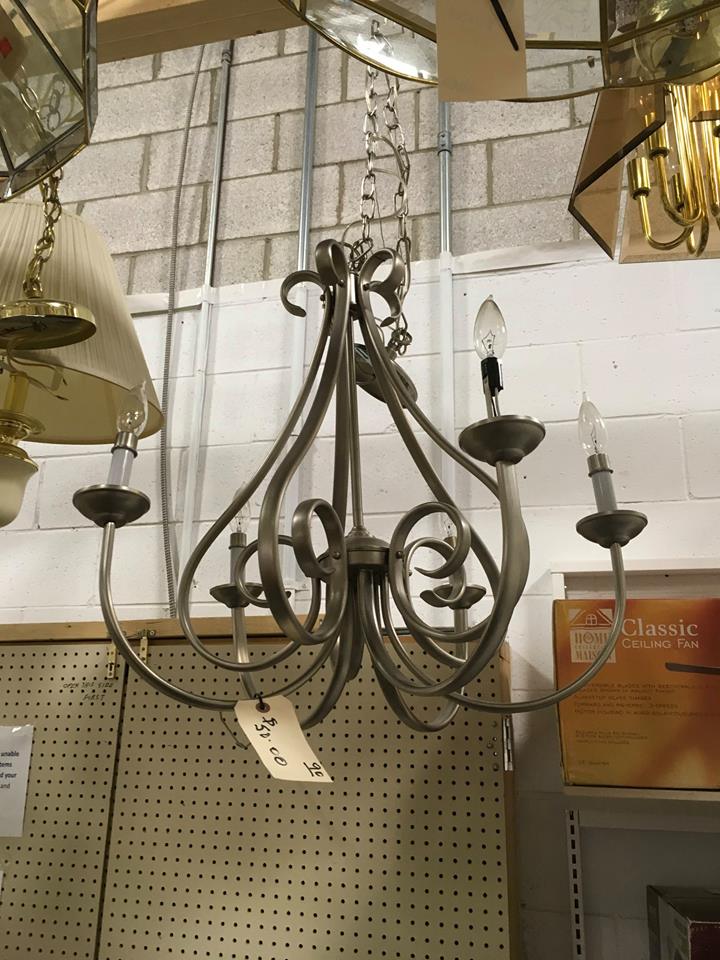 Shop lights at Habitat HM's ReStores to find unique and affordable styles to suit any home.