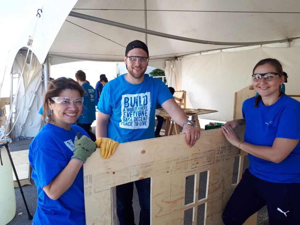 Genworth team experience at playhouse build