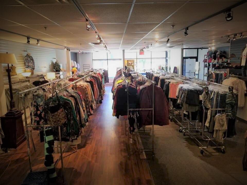 Burlington ReStore's new clothing section