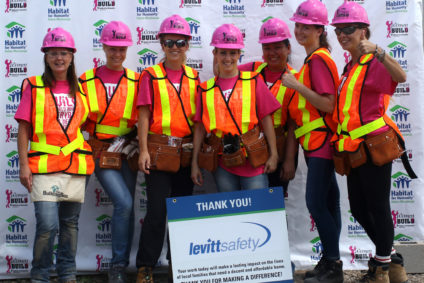 Levitt-Safety Puts Their Mark On Habitat Halton-Mississauga’s Women Build
