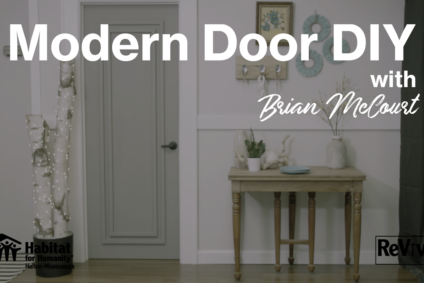 Modern Door DIY with HGTV’s Brian McCourt