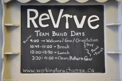 Team Experiences at the ReVive DIY Centre
