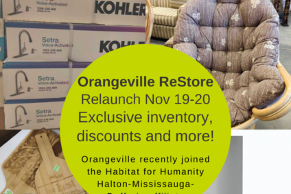 Orangeville ReStore relaunches on November 19-20